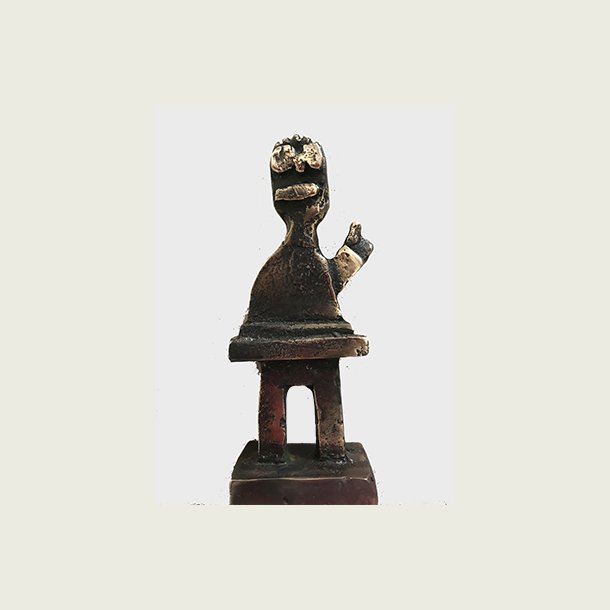 "En klog mand", Bronze skulptur